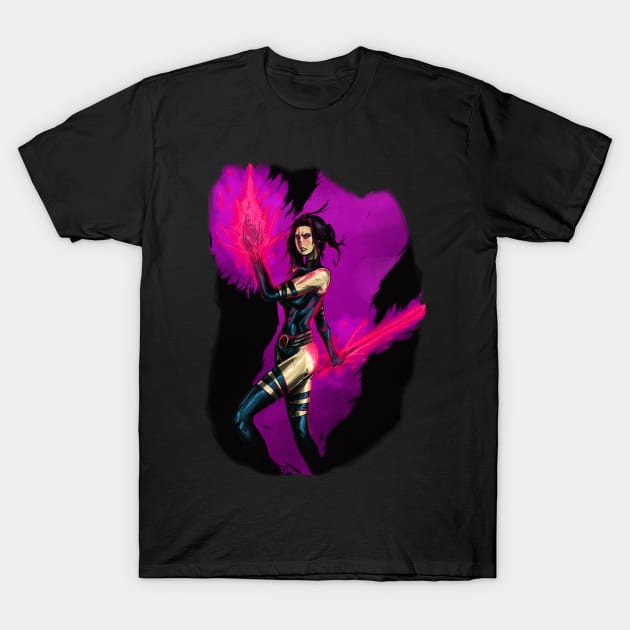 Psylocke and load T-Shirt by BRed_BT